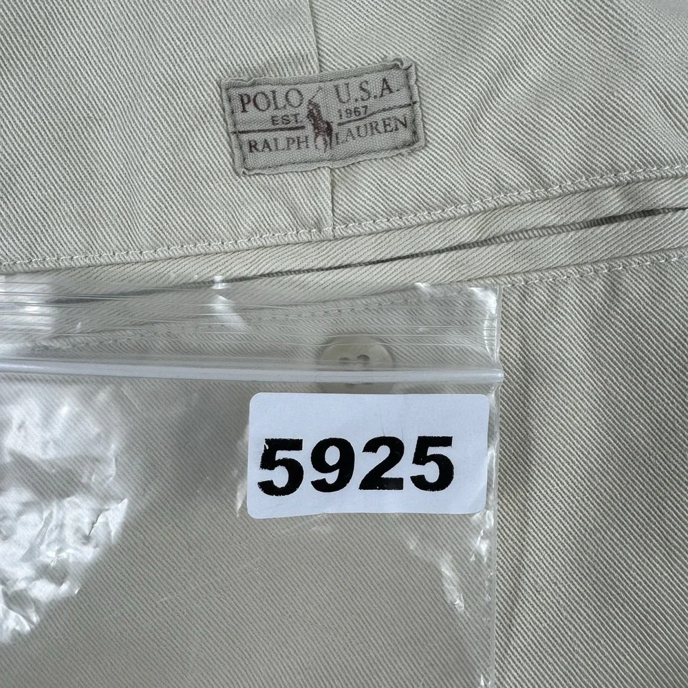 Polo Ralph Lauren Phillip VTG Shorts Mens 40 Light Tan Khaki Chino NWT